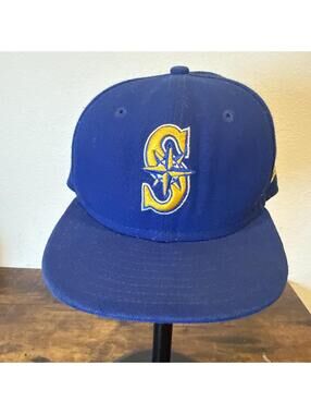 Seattle Mariners Official On‑Field Youth Fitted Hat – New Era 59FIFTY   6  3/8''
